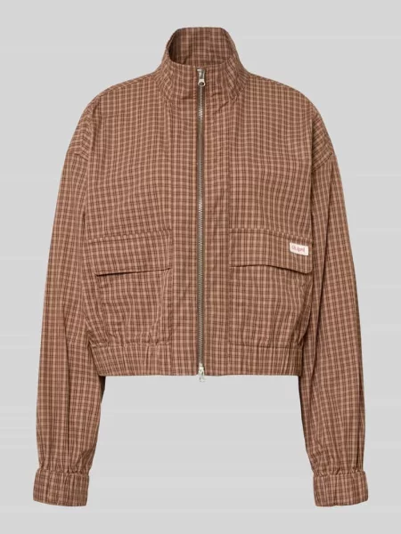 Bomberka o kroju regular fit z naszywką z logo model Zoe' Oh April