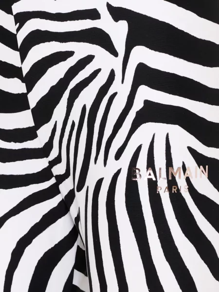 Legginsy dziecięce Balmain czarne