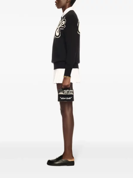 Geantă shopper copii Off-white alb