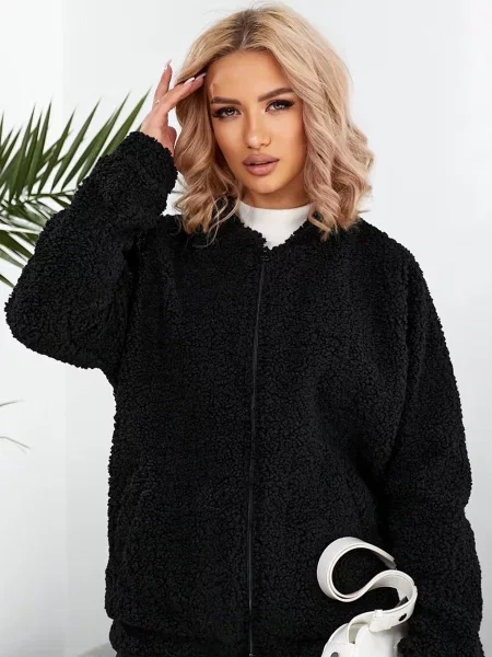 Бомбер LadyLike чорний