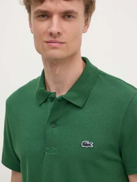 Tricou polo Lacoste verde