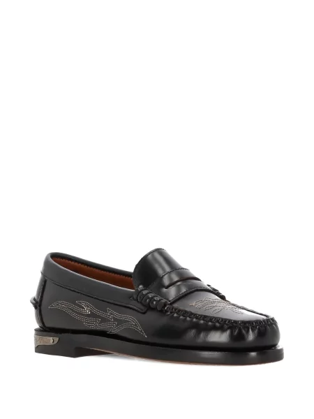 Лоуфъри Sebago бродирани черно