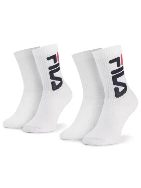 Čarape Fila bijela