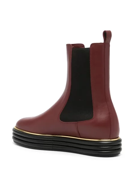 Botine chelsea Bally roșu