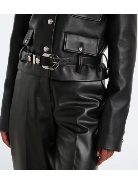Geanta de piele Altuzarra negru
