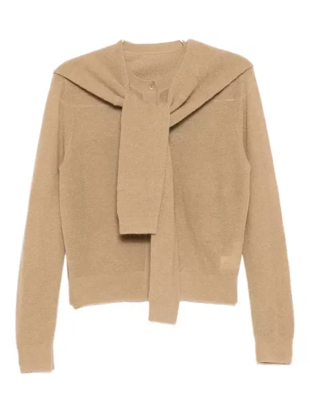 Cardigan Jnby drapat maro