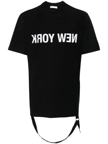 Тениска Helmut Lang черно