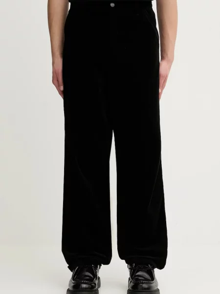 Carhartt WIP pantaloni de Simple Pant drept negru