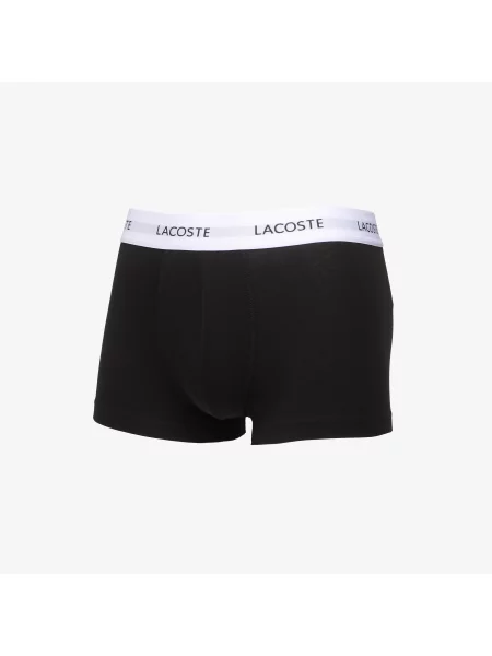 Boxeri Lacoste Underwear Trunk Black S negru