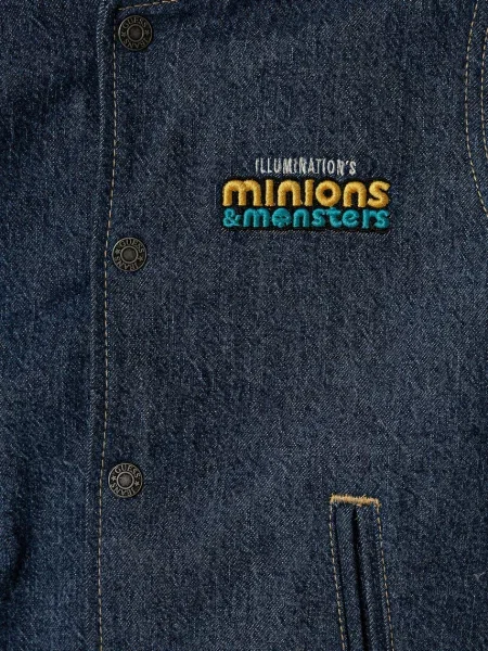 Guess куртка-бомбер дитяча з бавовною GJ X MINIONS