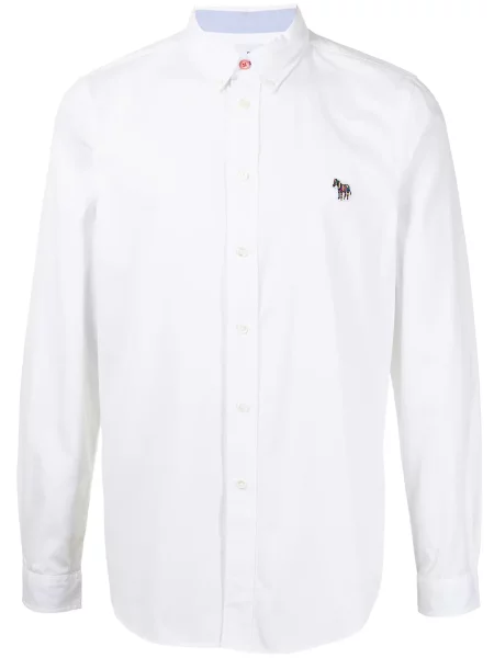 Cămașă Ps Paul Smith cu model zebră alb