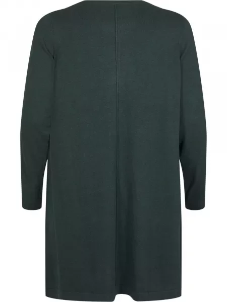 Zizzi Rochie tricotat MSHAPE verde închis