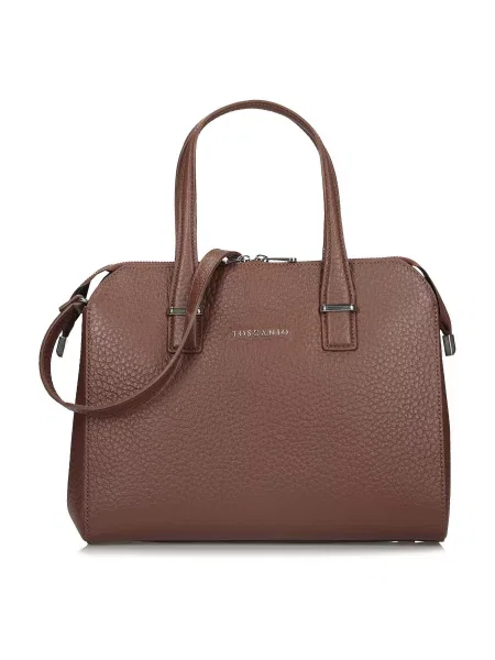 Кожаная сумка Toscanio коричневая