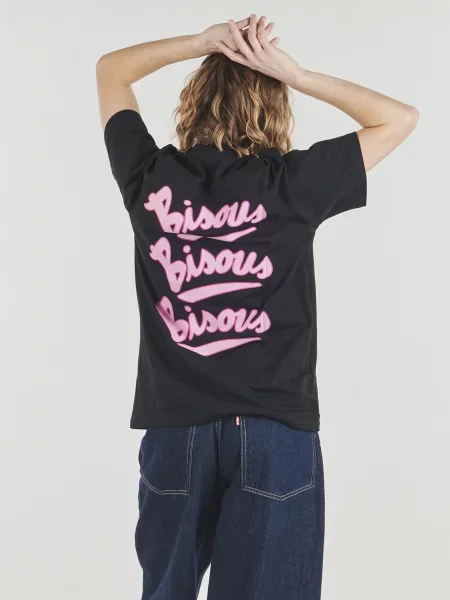 Majica Bisous Skateboards crna