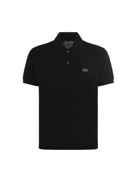 Koszulka polo Lacoste z krótkim rękawem czarna