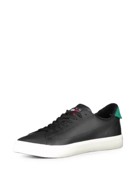 Sneakerși Tommy Hilfiger cu autograf negru