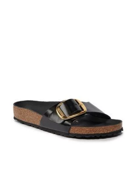 Pantofle Birkenstock s přezkou černé