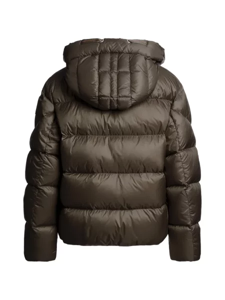 Geacă cu puf Parajumpers cu glugă maro