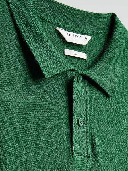 Reserved джемпер-поло зелений