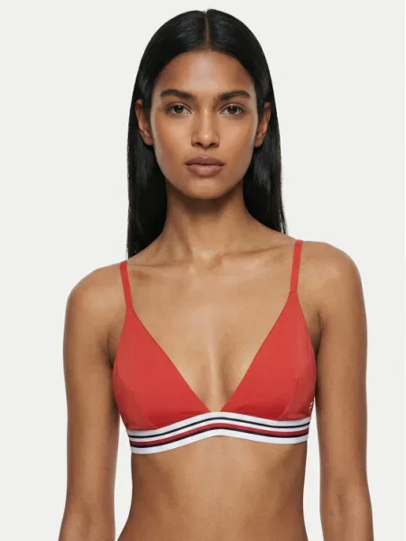 Tommy Hilfiger Bikini partea de sus Cheeky roșu