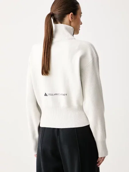 Adidas by Stella McCartney sweter rozpinany beżowy