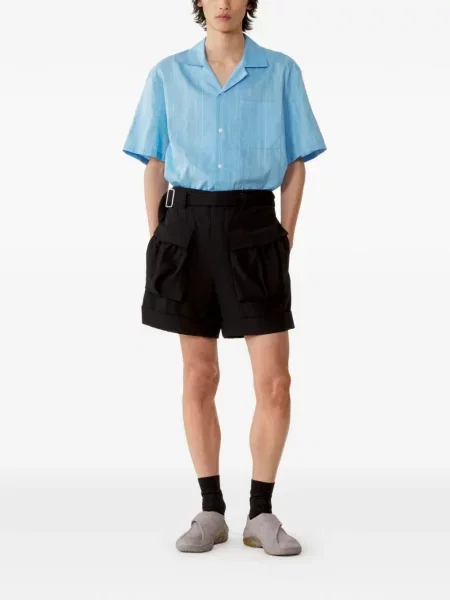 Cămașă Lanvin cu dungi albastru