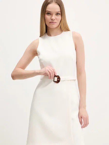 Obleka HUGO Kidenna bež