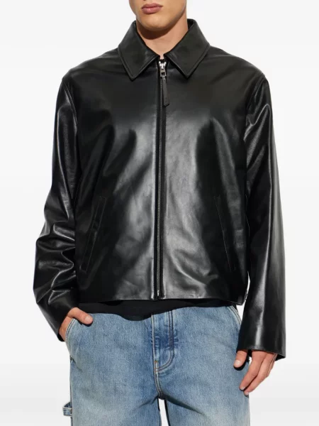 Geanta de piele Loewe negru