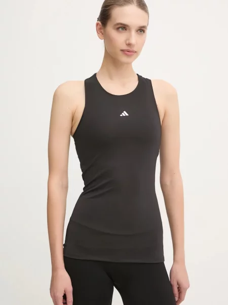 ADIDAS PERFORMANCE Sport top negru alb