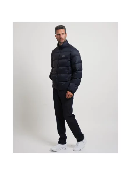 Kurtka puchowa Armani Exchange niebieska