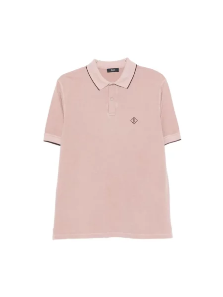 Koszulka polo Herno różowa