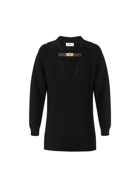 Sweter Elisabetta Franchi czarny