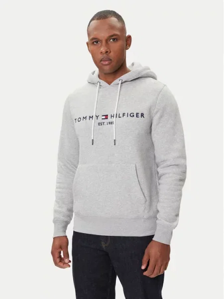 Bluza Tommy Hilfiger z logo szara