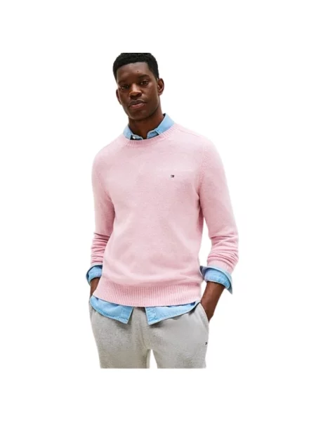 Sweter Tommy Hilfiger różowy