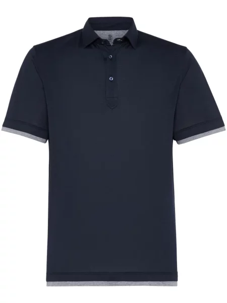 Polo Brunello Cucinelli albastru