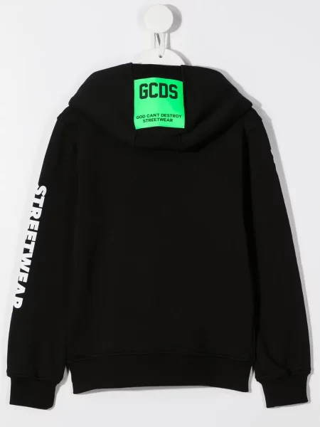 Bluza z kapturem dziecięca Gcds czarna