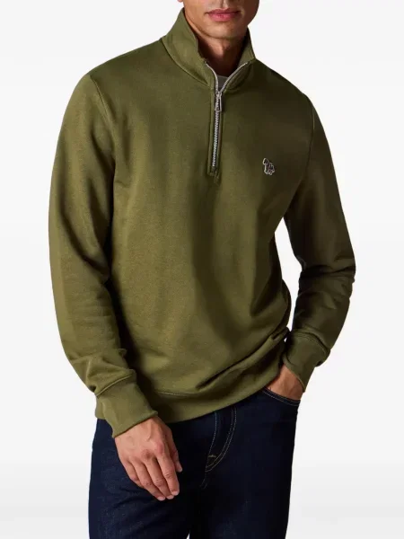 Hanorac Ps Paul Smith cu model zebră cu autograf verde