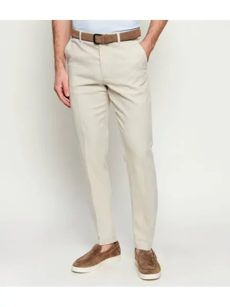BOSS BLACK Pantaloni chino negru