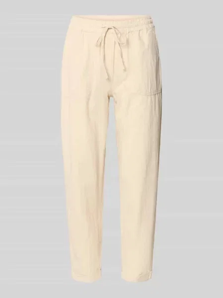 Spodnie o kroju regular fit z nakładanymi model ‘Cissie’ Soyaconcept