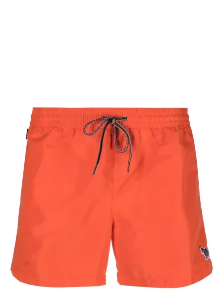 Pantaloni scurți Paul Smith cu cordon portocaliu
