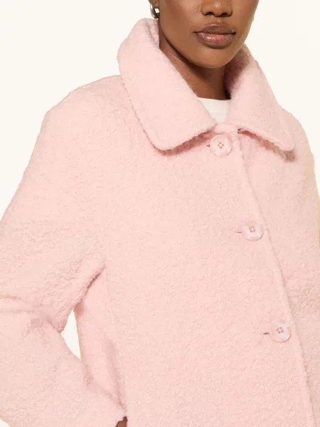 Rich & Royal Kurtka Z Futerkiem Typu Teddy rosa różowa