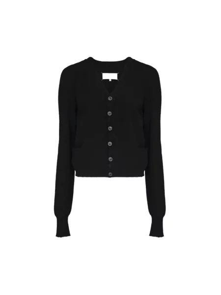 Kardigan Maison Margiela wełniany czarny