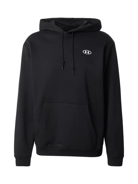 UNDER ARMOUR Športová mikina Rival / biela čierna