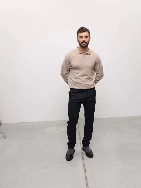 Поло Andreas Moskin бежевое