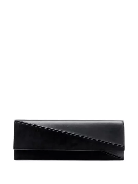 Geantă plic Proenza Schouler din piele de căprioară negru