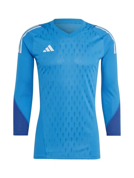 ADIDAS PERFORMANCE Funkcionalna majica modra / pegasto bela