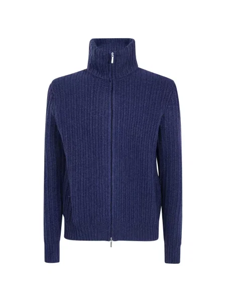 Cardigan Barba tricotate albastru
