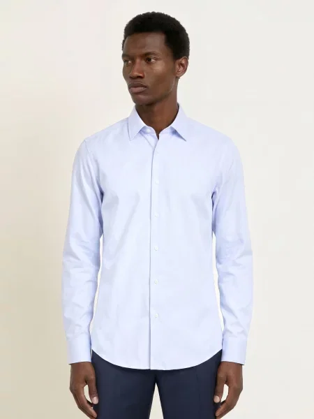 Boss Košile Hank Slim Fit tmavě modrá