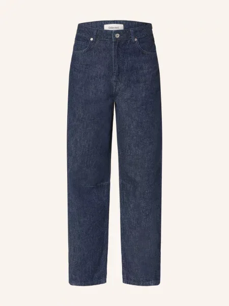 Selected Barrel Džíny dark blue denim modré