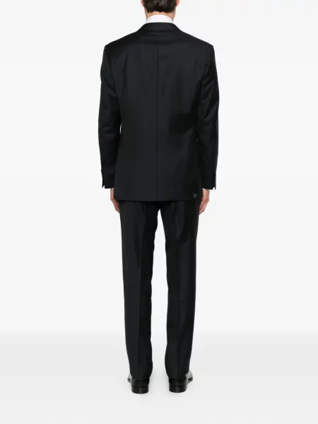 Costum Canali cu rever albastru
